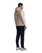 Gewatteerde Bodywarmer met Capuchon en Rits Heren 3