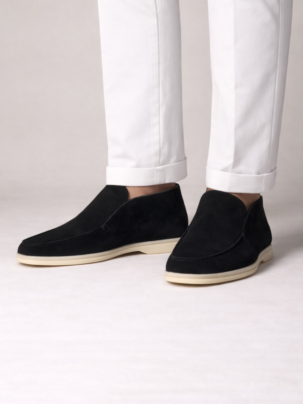 Hoge Instap Loafer met Dunne Zool Heren 12
