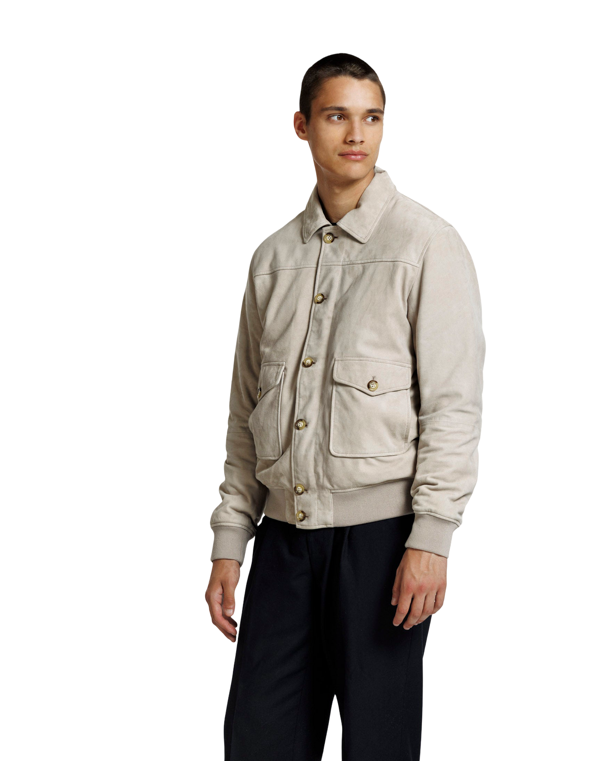 Jack met Knoopsluiting en Kleppenzakken Heren 3