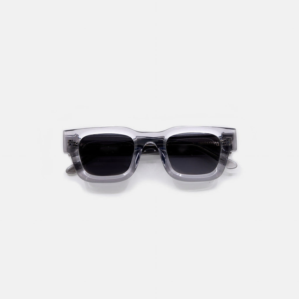 Unisex Architecturale Acetaat Zonnebril Crystal – foto 1 – Laurent Jean