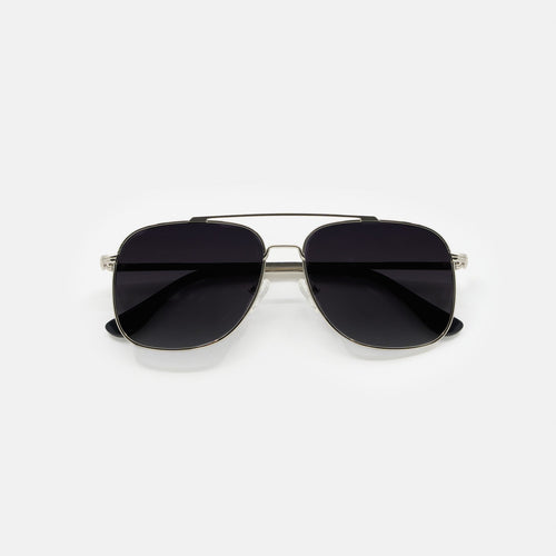 Unisex Aviator Zonnebril Onyx – foto 1 – Laurent Jean