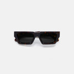 Unisex Dikke Vierkante Zonnebril Leopard Midnight – foto 1 – Laurent Jean