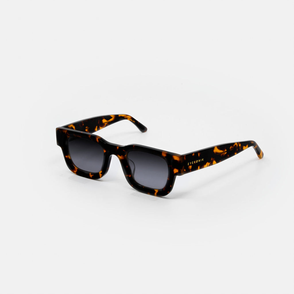 Unisex Architecturale Acetaat Zonnebril Leopard – foto 2 – Laurent Jean