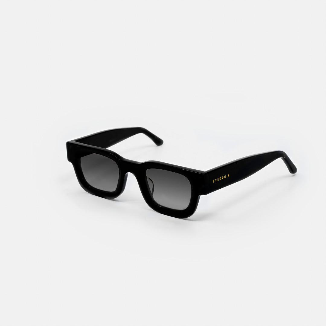 Unisex Architecturale Acetaat Zonnebril Midnight – foto 2 – Laurent Jean