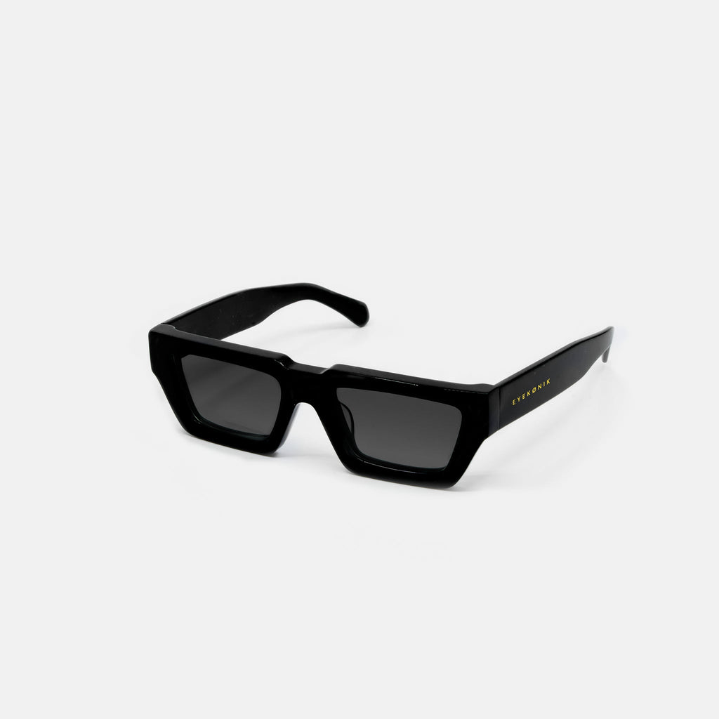 Unisex Dikke Vierkante Zonnebril Midnight – foto 2 – Laurent Jean