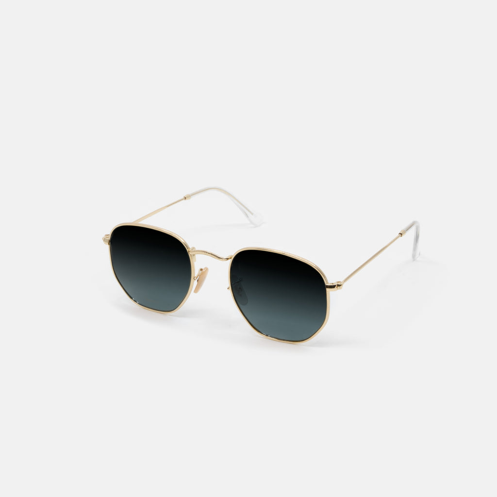 Unisex Hexagonale Zonnebril Midnight – foto 2 – Laurent Jean