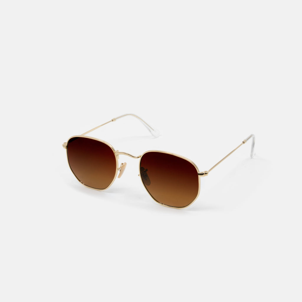 Unisex Hexagonale Zonnebril Oak – foto 2 – Laurent Jean