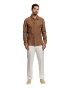 Overshirt met Knoopsluiting en Borstzak Heren 1