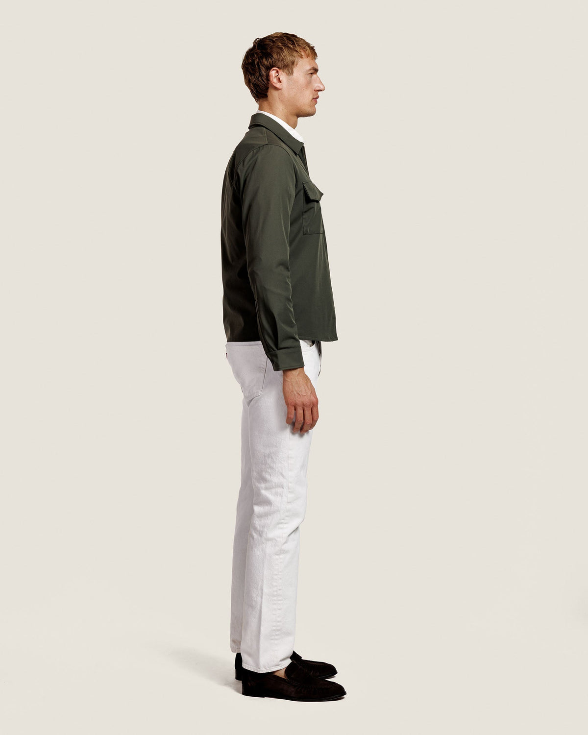 Overshirt met Rits en Borstzakken Heren 7