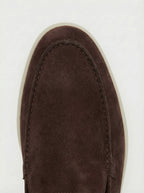 Suède Instap Loafer met Dunne Zool Heren 7