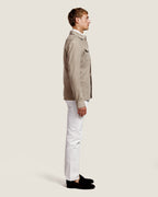 Suède Overshirt met Drukknopen en Borstzakken Heren 4