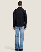 Suède Overshirt met Twee Kleppenzakken Heren 12