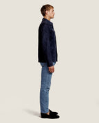 Suède Overshirt met Twee Kleppenzakken Heren 24
