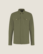 Suède Overshirt met Twee Kleppenzakken Heren 27