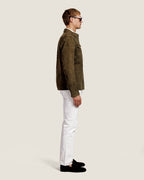 Suède Overshirt met Twee Kleppenzakken Heren 30