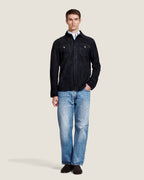 Suède Overshirt met Twee Kleppenzakken Heren 9