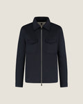 Wollen Overshirt met Rits en Borstzakken Heren 1