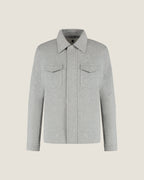 Wollen Overshirt met Rits en Borstzakken Heren 11