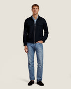 Wollen Overshirt met Rits en Borstzakken Heren 2