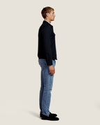 Wollen Overshirt met Rits en Borstzakken Heren 3