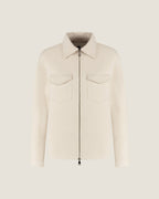 Wollen Overshirt met Rits en Borstzakken Heren 6