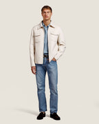 Wollen Overshirt met Rits en Borstzakken Heren 7